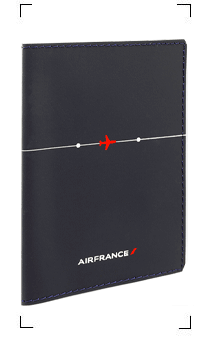 Air France / PASSPORT CASE TRICOLORE BLUE